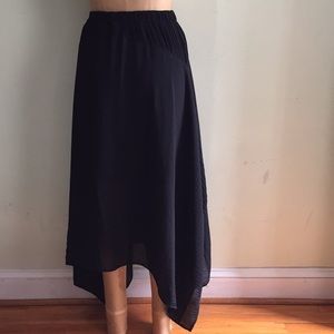 CLUB MONACO Asymmetric Pleated Skirt